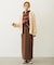 FADED SWEAT LONG SKIRT