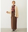 FADED SWEAT LONG SKIRT