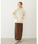 FADED SWEAT LONG SKIRT