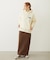 FADED SWEAT LONG SKIRT