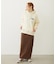 FADED SWEAT LONG SKIRT