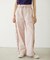 STRIPED RUFFLE PANTS