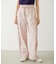 STRIPED RUFFLE PANTS