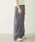STRIPED RUFFLE PANTS