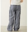 STRIPED RUFFLE PANTS