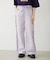 STRIPED RUFFLE PANTS