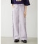 STRIPED RUFFLE PANTS