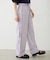 STRIPED RUFFLE PANTS
