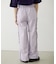 STRIPED RUFFLE PANTS