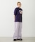 STRIPED RUFFLE PANTS