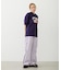 STRIPED RUFFLE PANTS