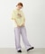 STRIPED RUFFLE PANTS
