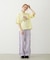 STRIPED RUFFLE PANTS
