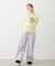 STRIPED RUFFLE PANTS