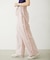 STRIPED RUFFLE PANTS