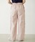 STRIPED RUFFLE PANTS