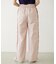 STRIPED RUFFLE PANTS
