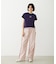 STRIPED RUFFLE PANTS