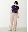 STRIPED RUFFLE PANTS
