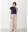 STRIPED RUFFLE PANTS