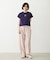 STRIPED RUFFLE PANTS