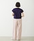 STRIPED RUFFLE PANTS