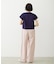 STRIPED RUFFLE PANTS