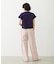 STRIPED RUFFLE PANTS