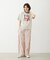 STRIPED RUFFLE PANTS