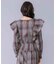 PLAID RUFFLE BLOUSE
