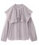 STRIPED BIG COLLAR BLOUSE