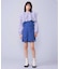 STRIPED BIG COLLAR BLOUSE