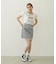GINGHAM MINI SKIRT