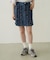FRILL DENIM MINI SKIRT