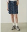 FRILL DENIM MINI SKIRT
