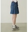 FRILL DENIM MINI SKIRT
