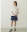 FRILL DENIM MINI SKIRT