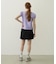 FRILL DENIM MINI SKIRT