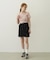 FRILL DENIM MINI SKIRT