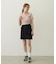FRILL DENIM MINI SKIRT