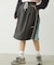 CUTOUT LOGO TRACK SKIRT