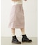 CUTOUT LOGO TRACK SKIRT