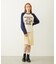 PLEATED DENIM SKIRT