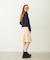 PLEATED DENIM SKIRT