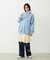 PLEATED DENIM SKIRT