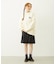 PLEATED DENIM SKIRT