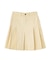 PLEATED DENIM SKIRT