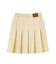 PLEATED DENIM SKIRT