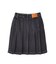 PLEATED DENIM SKIRT