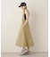 GATHERED SHOULDER DRESS